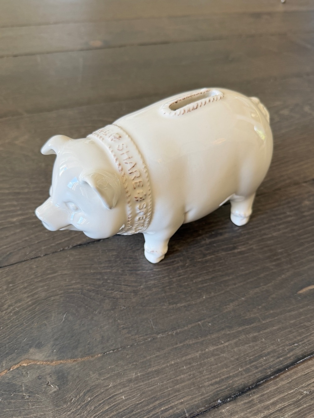Juliska Piggy Bank Berry & Thread